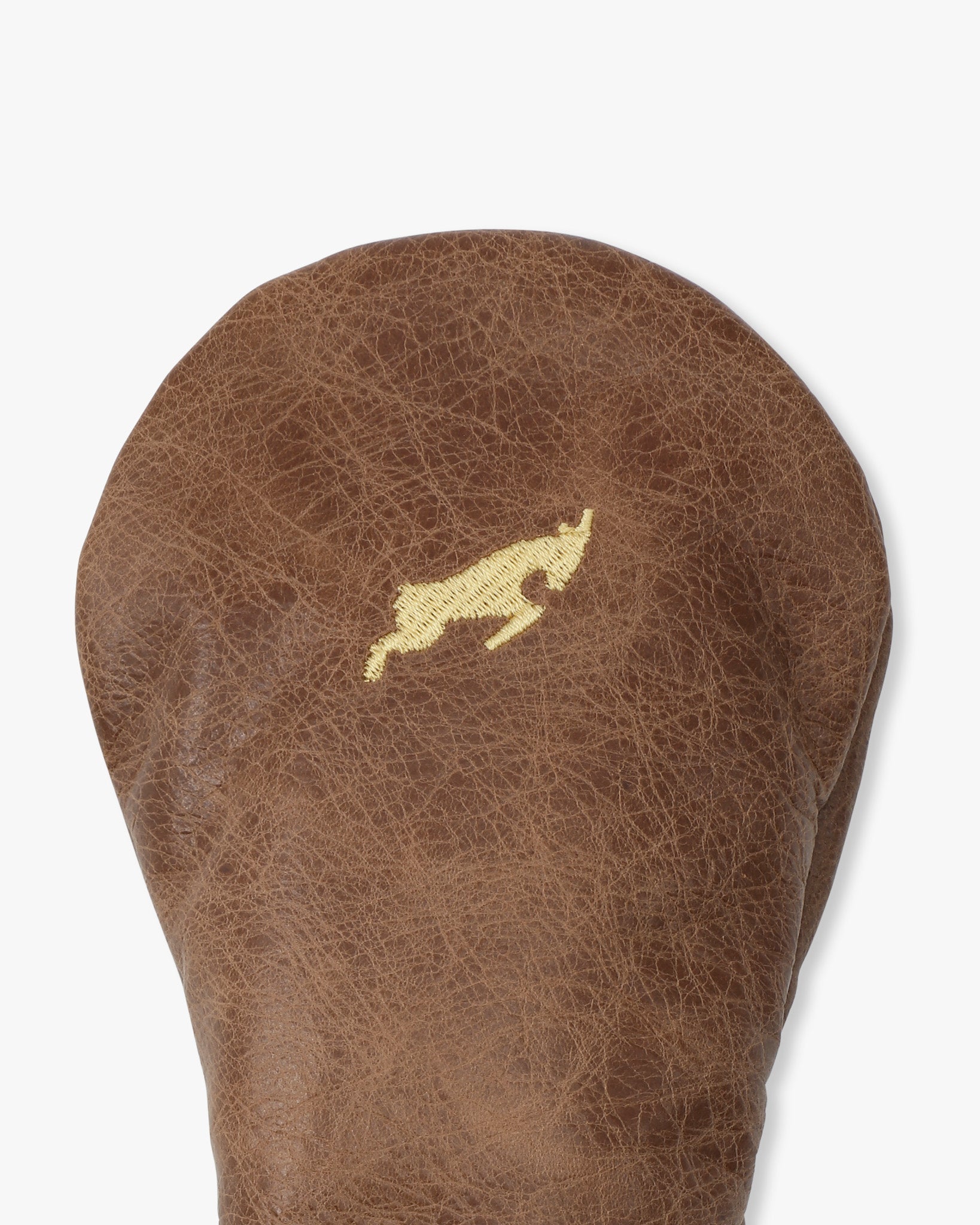 Brown Leather Fairway Cover