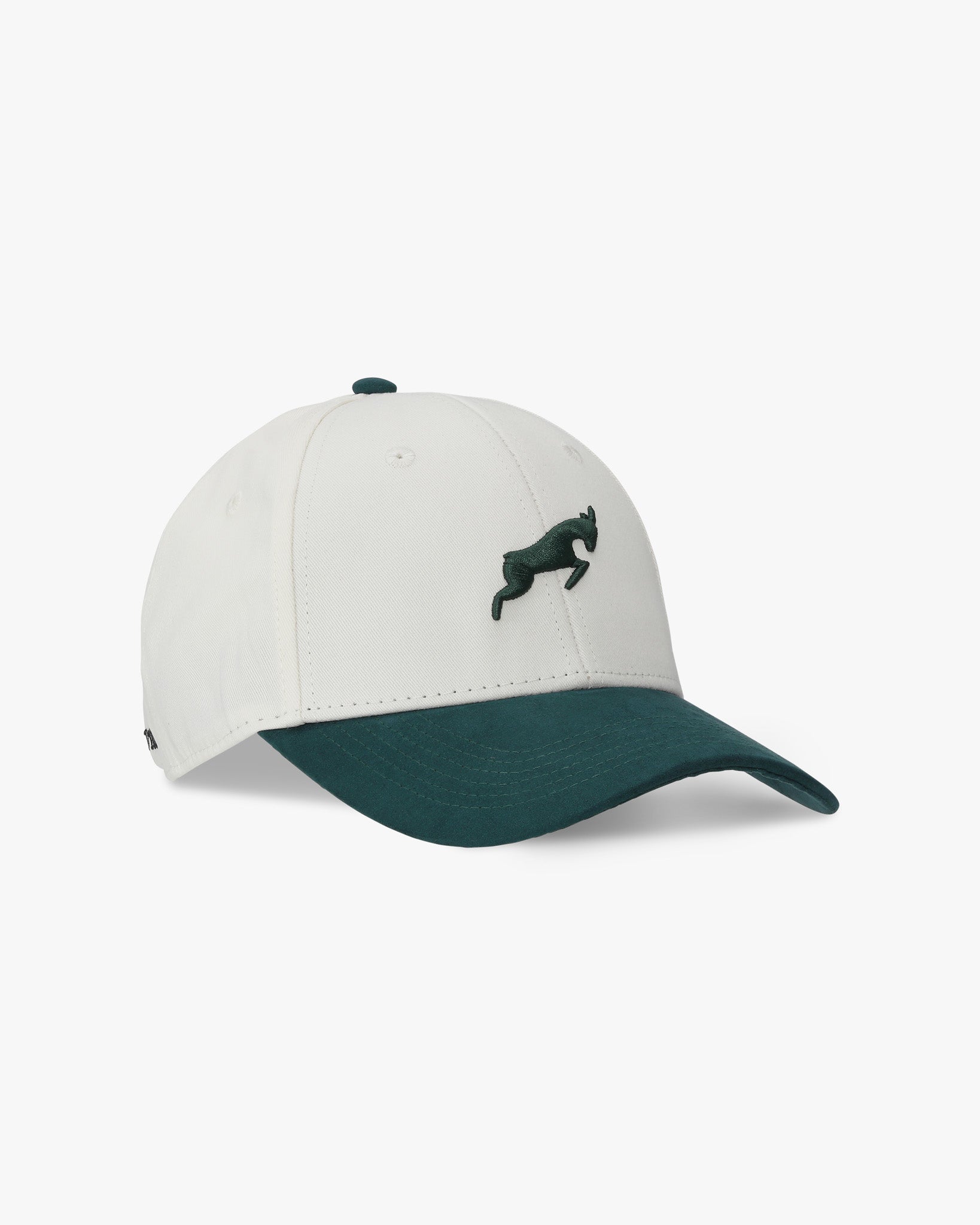 Golfkeps i canvas, krämgrön