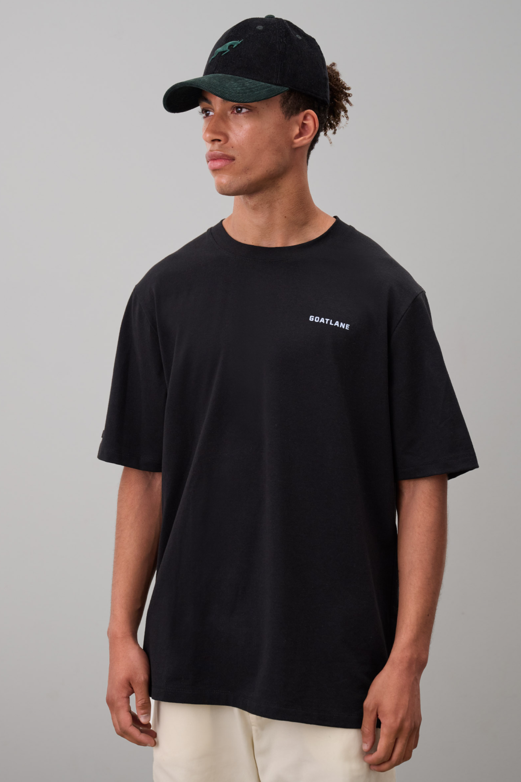 Black Logo Golf Signature Tee