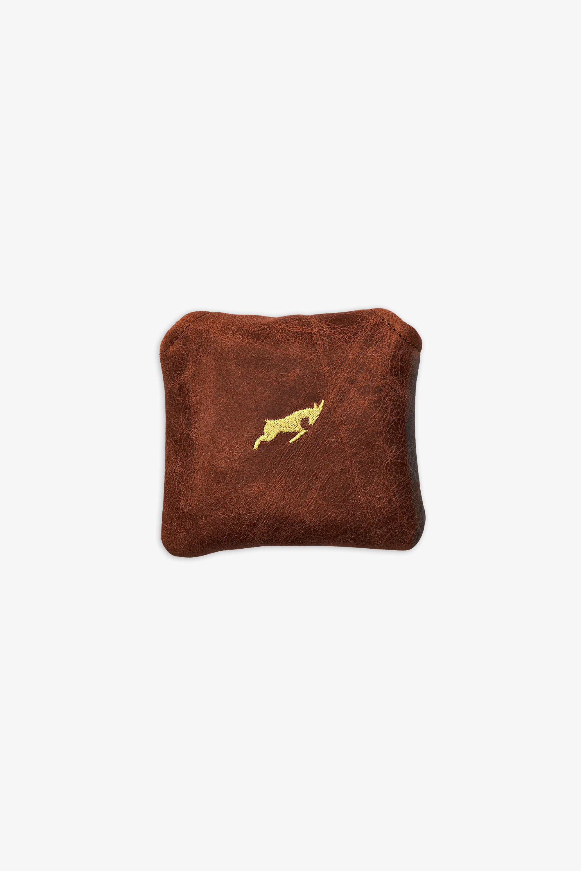 Brown Leather Mullet Putter Cover