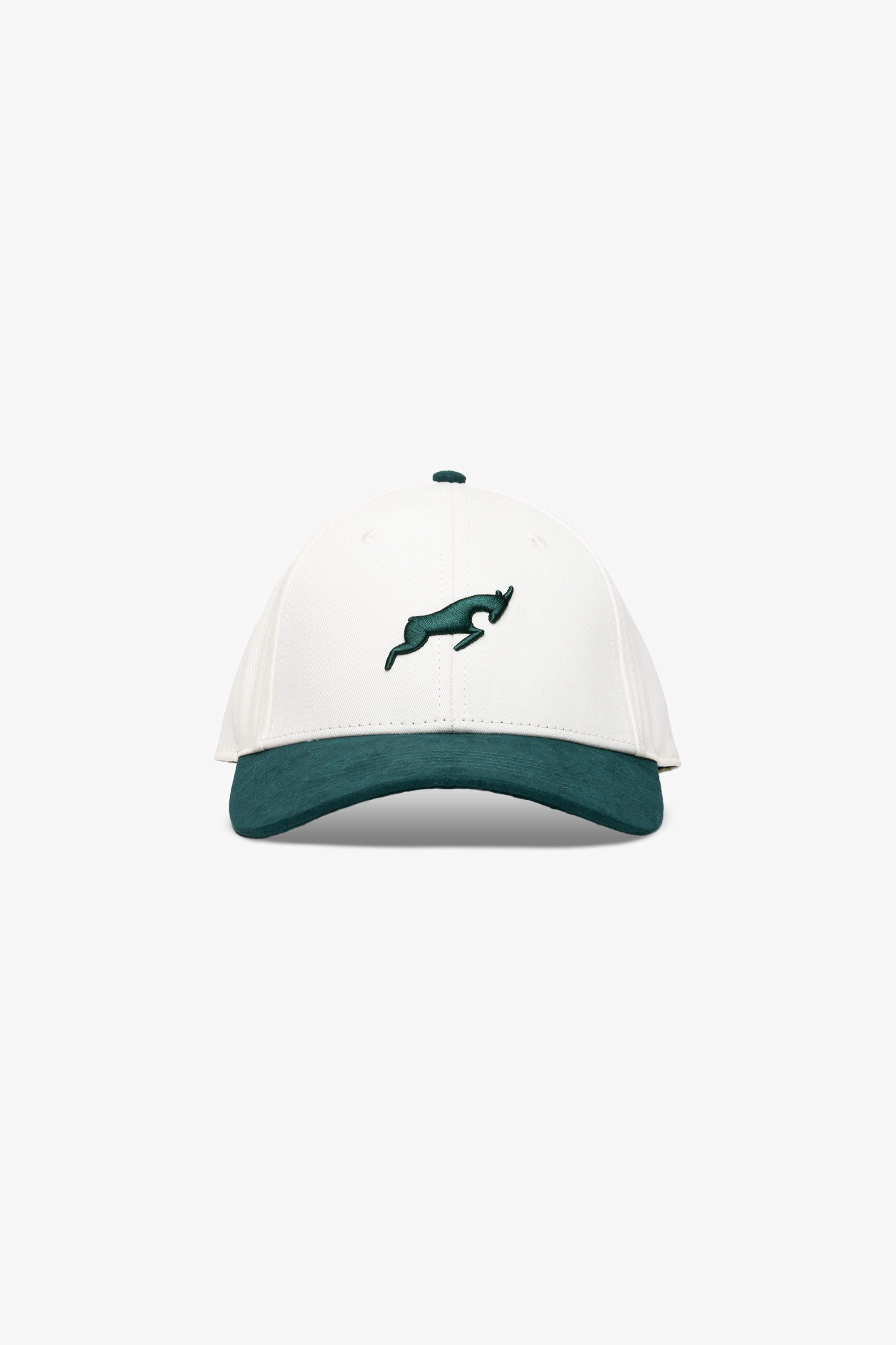 Canva Cream Green Golf Hat