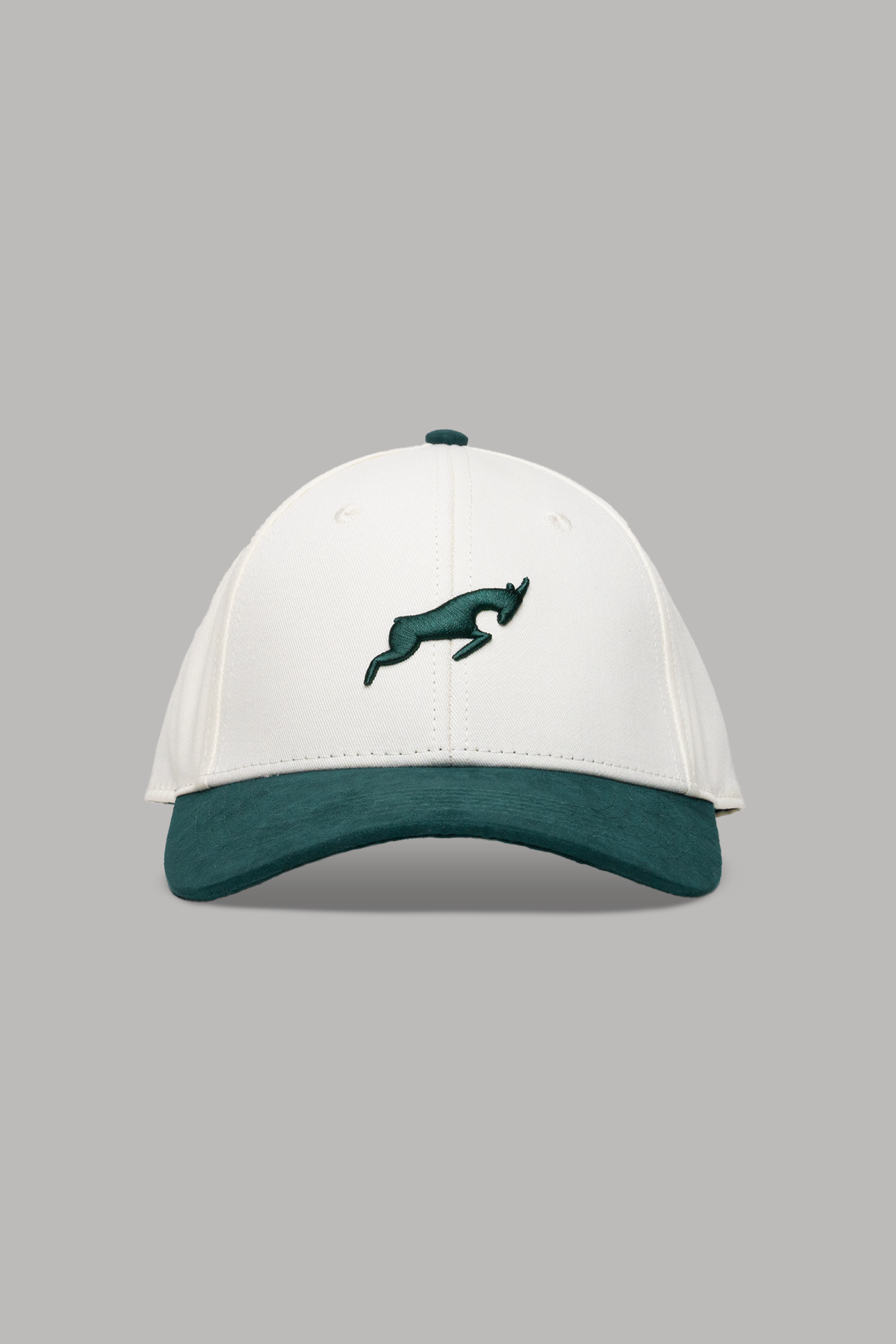 Canva Cream & Green Golf Hat