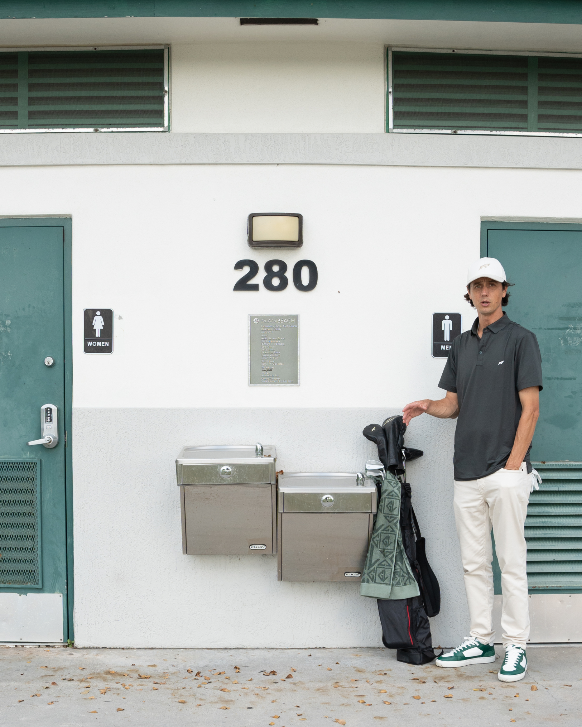Green Golf Tech Mesh Polo