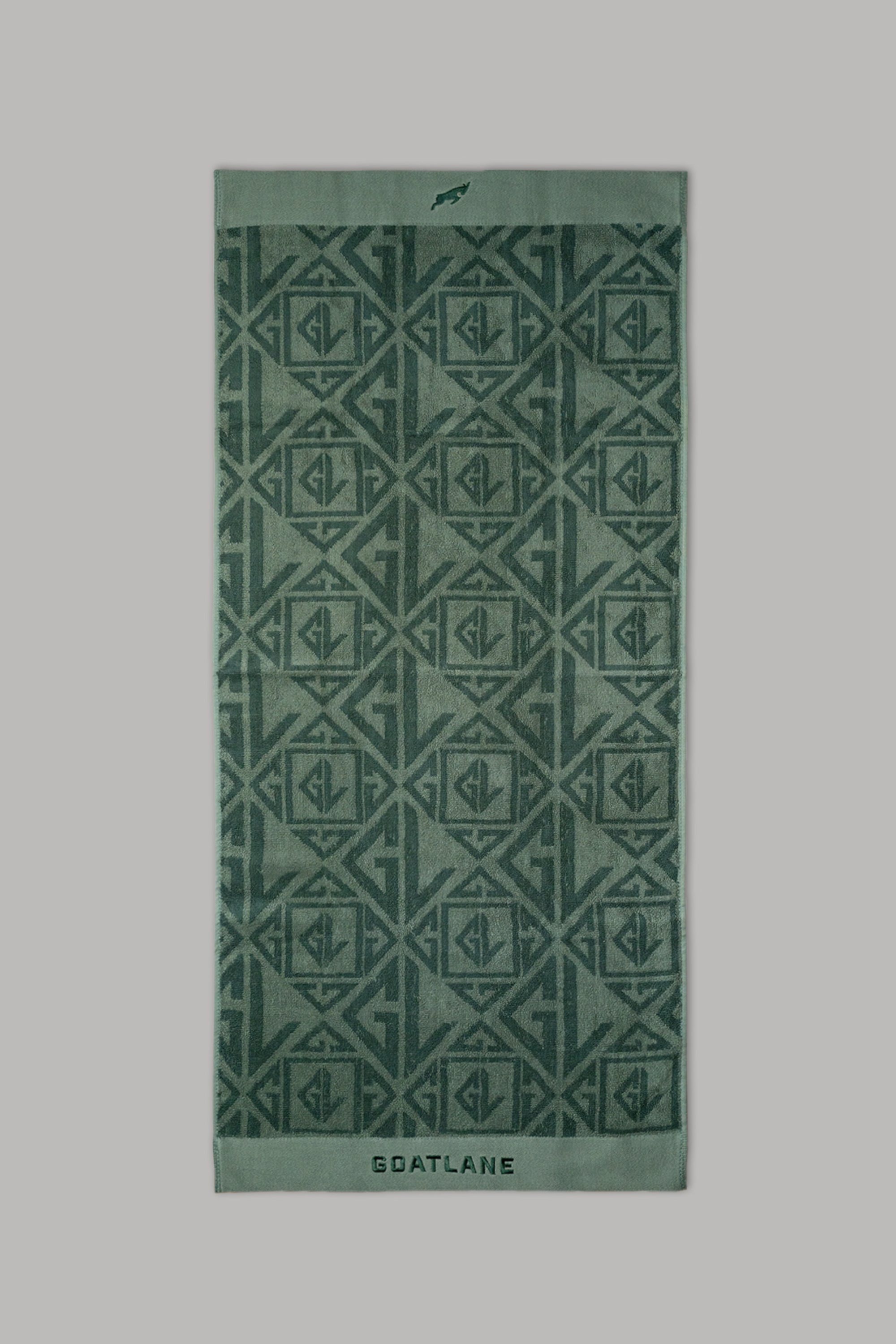 The Goatlane Jacquard Golf Towel