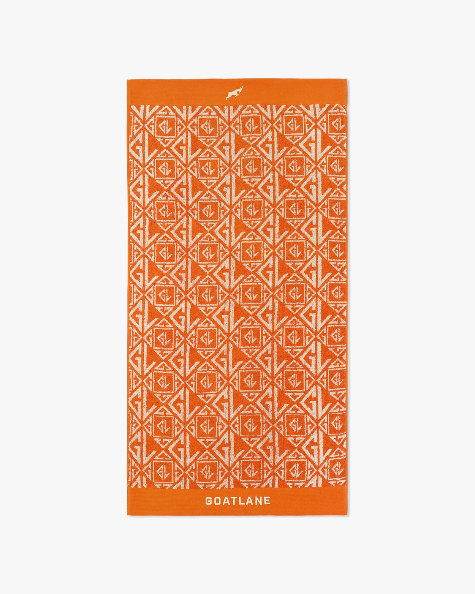 Monogram Golf Towel Orange