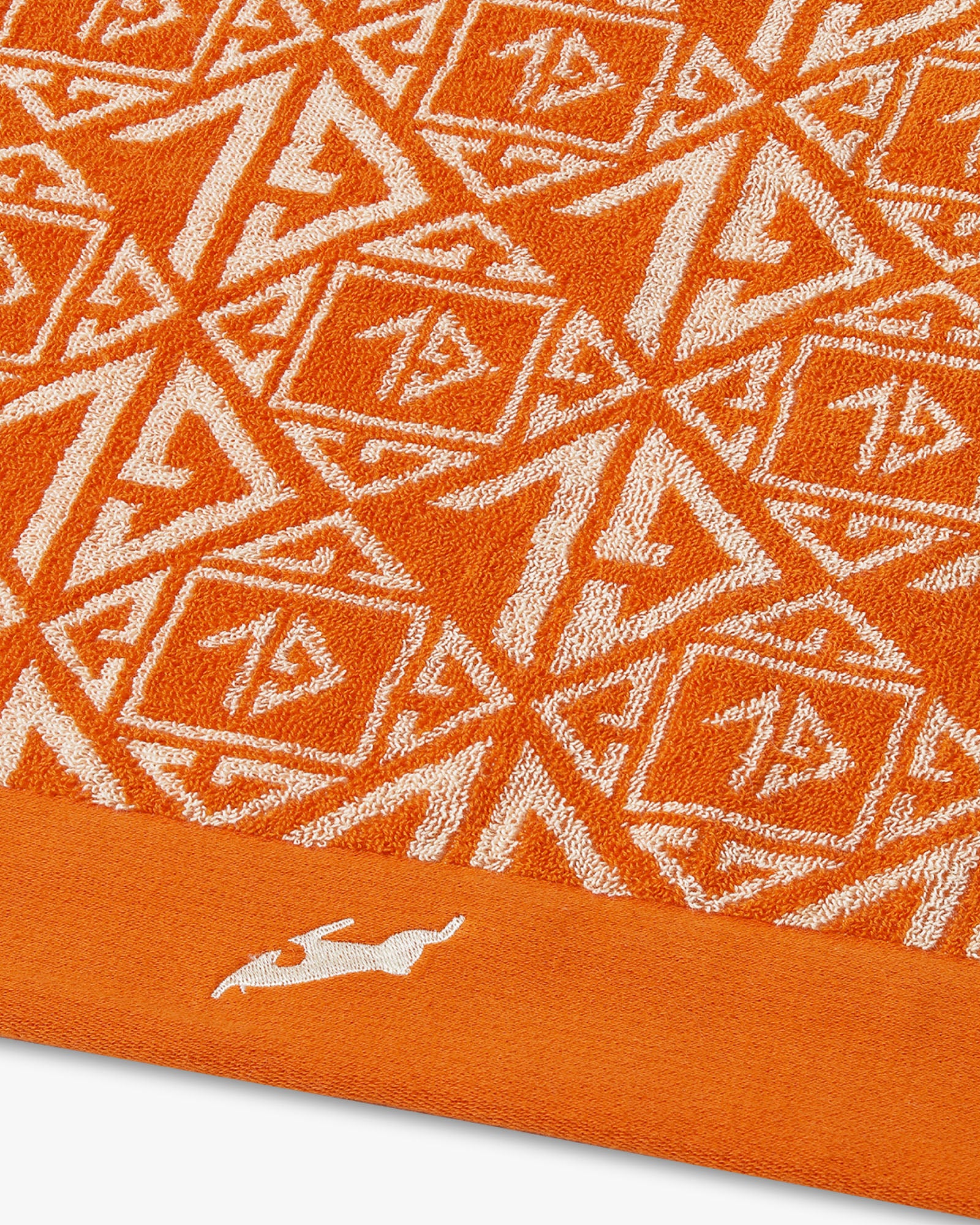 Monogram Golf Towel Orange