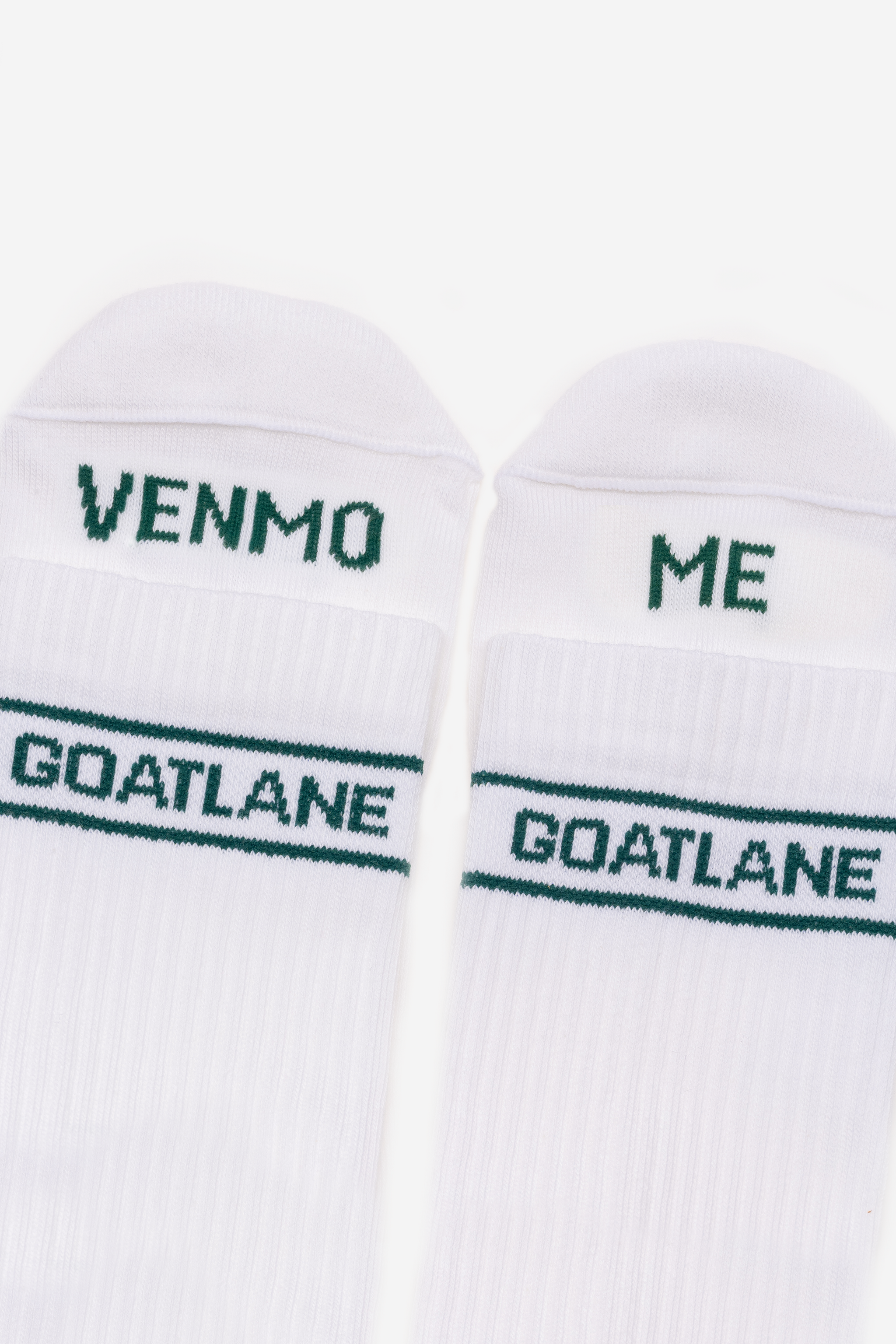 White Socks Venmo Me