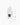 White/Green Glove Cabretta Leather