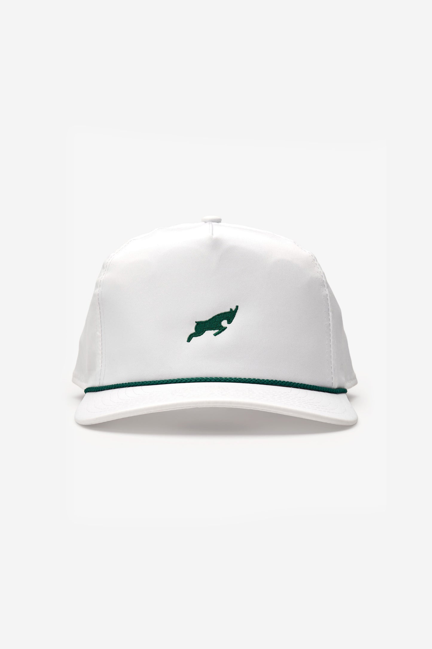 WHITE ROPE HAT x GREEN GOAT